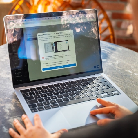 AI kassasysteem dat je menu meteen aanmaakt.