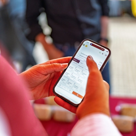 Eenvoudig kassa-app voor evenementen
