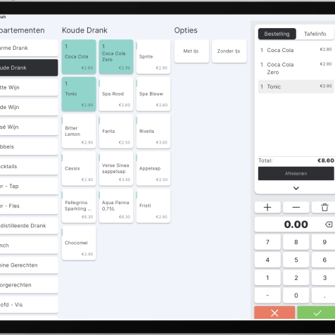 Handige kassa functies